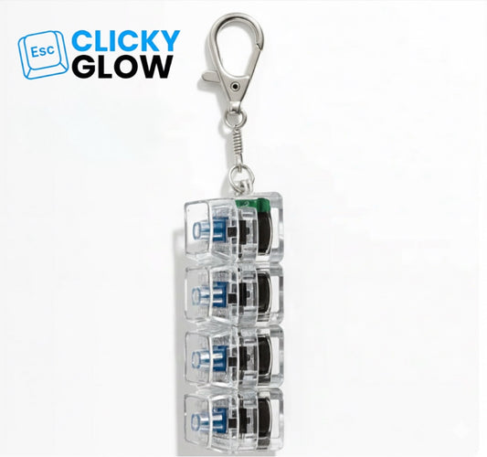 ClickyGlow Fidget Keychain™